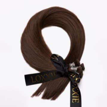 Loxxie 18" Hand Tied Whipped Espresso- 18 gram weft