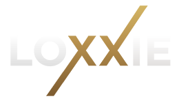 The Luxxie logo, symbolizing a high-end clothing store, with refined design elements and elegant lettering.