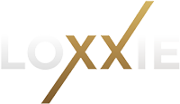 Logo of Luxxie, a luxury hair extension store, featuring elegant typography and a sophisticated design.